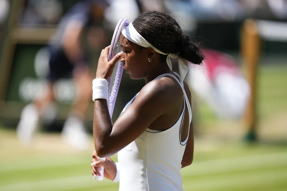 Gauff falls in tense Wimbledon semifinal after match-point slip